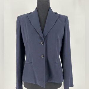 PETITE SOPHISTICATE COLLECTIBLES NAVY BLAZER‎ FULLY LINED PADDED SHOULDERS